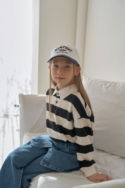 25425翻領條紋上衣3