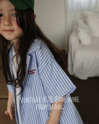 041751翻領直紋上衣5