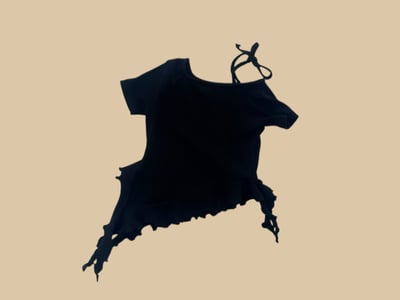 041040造型綁帶上衣(兩色)5