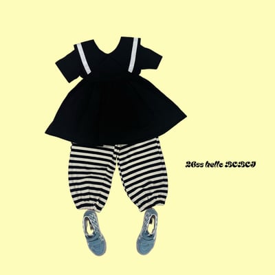 53009條紋束口褲(兩色)6