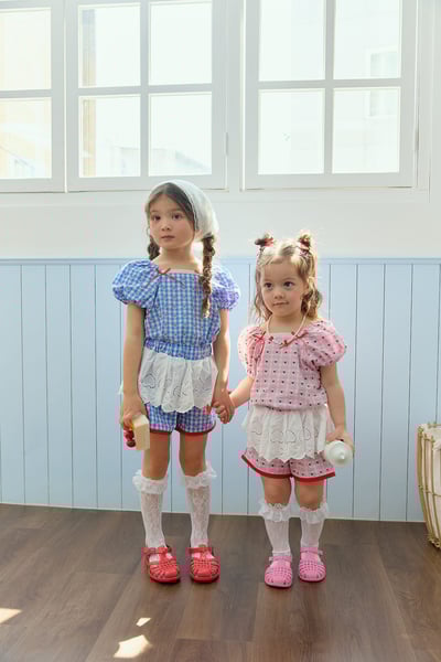 041430愛心格子套裝(兩色)7