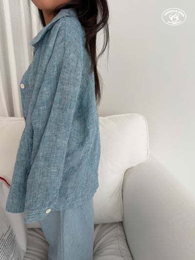 041632親子翻領上衣(兩色)4