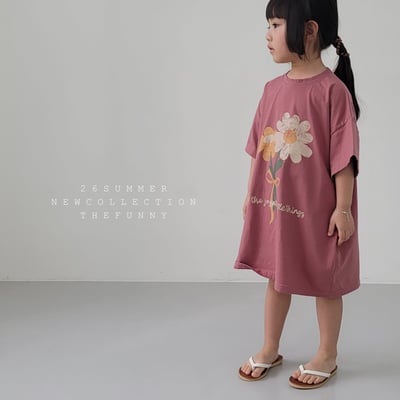 042436花朵連身裙(兩色)5