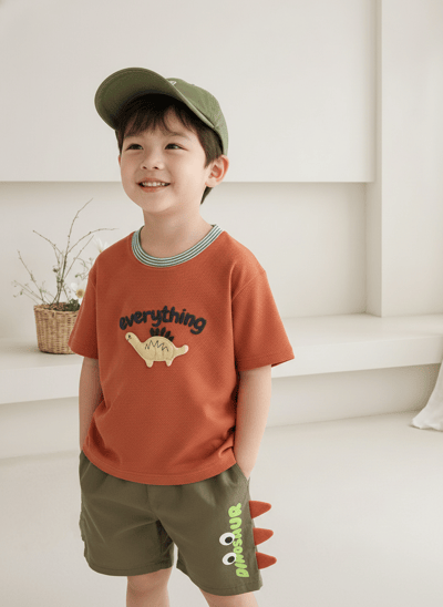 042344恐龍短褲(四色)8