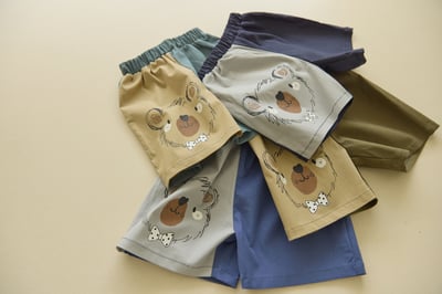 042345小熊短褲(三色)4