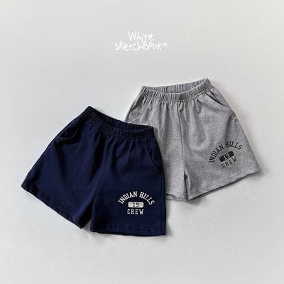 030928英文數字短褲(兩色)1