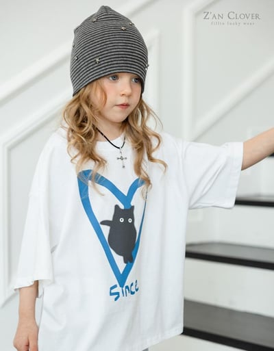 032501愛心貓咪上衣(兩色)10