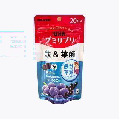 UHA味覺糖補鐵葉酸軟糖(20日)1