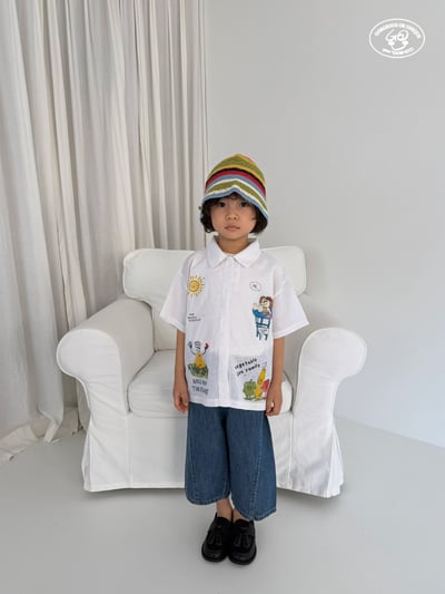 041651翻領塗鴉上衣2