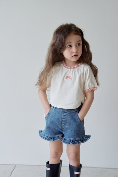 032727荷葉牛仔短褲6