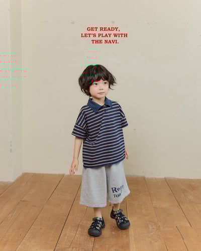 041507翻領條紋上衣(兩色)4