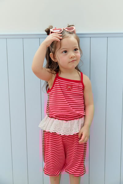 041428條紋背心套裝(兩色)10