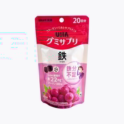 UHA味覺糖補鐵軟糖(20日)1