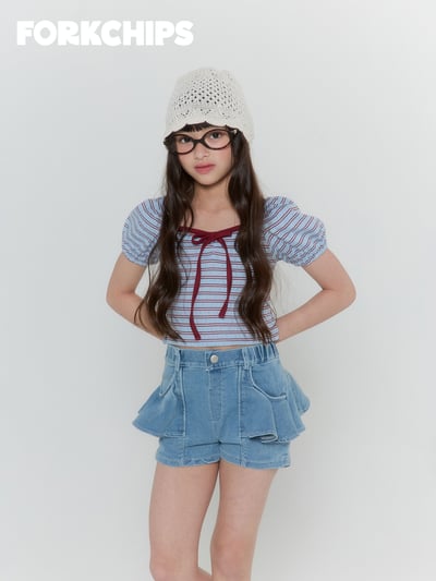 042003綁帶條紋上衣(兩色)9