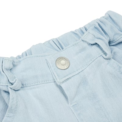 042053淺藍花邊牛仔褲4