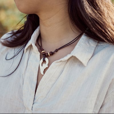 Oya Ocean螺旋魚尾項鍊:初露5