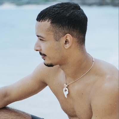 Oya Ocean螺旋魚尾項鍊:初露3