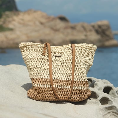 Oya Ocean 手工草編托特包3