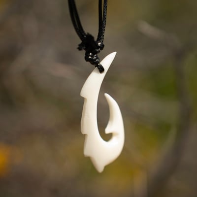 Oya Ocean 稜角毛利勾項鍊 - 無紋路3