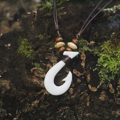 Oya Ocean 經典毛利勾項鍊-半神毛伊的守護(白)3