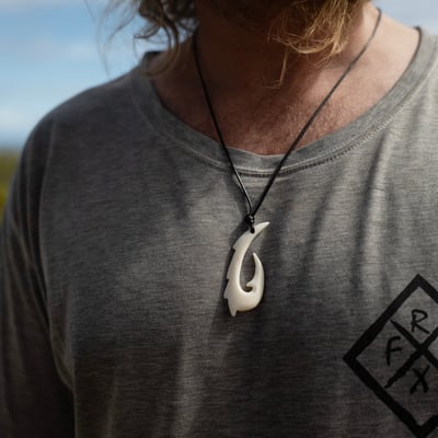 Oya Ocean 稜角毛利勾項鍊 - 無紋路2