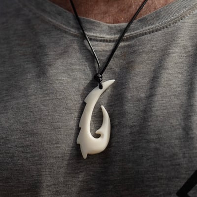 Oya Ocean 稜角毛利勾項鍊 - 無紋路1