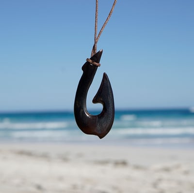 Oya Ocean 經典毛利勾項鍊-半神毛伊的守護(牛角黑)1