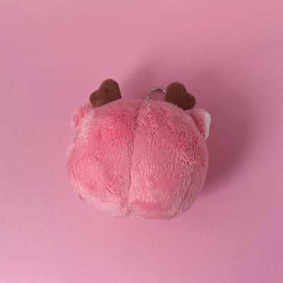 粉色雄鹿 糰子吊飾4