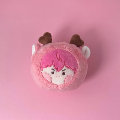 粉色雄鹿 糰子吊飾3