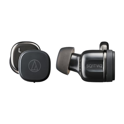 audio-technica 鐵三角｜ATH-SQ1TW2 真無線藍牙耳機-黑1