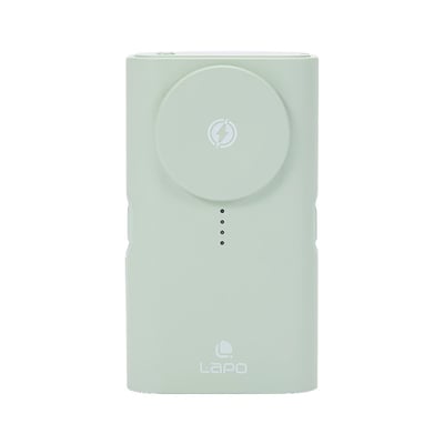 LaPO｜全功能快充版口袋式行動電源 WT-12CL-清綠1