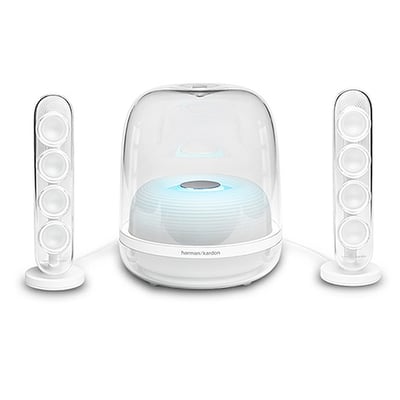 harman/kardon｜SOUNDSTICKS 4 藍牙2.1聲道多媒體水母喇叭-白1