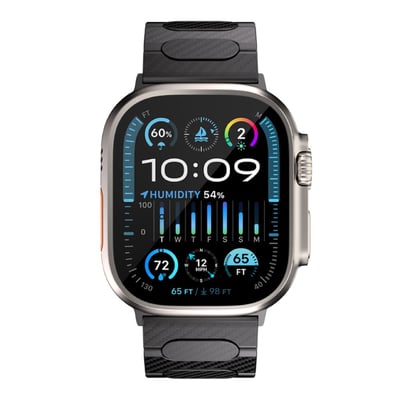 Just Mobile｜JM 1K 碳纖維磁扣式 Apple Watch 錶帶 WB42-100CF1
