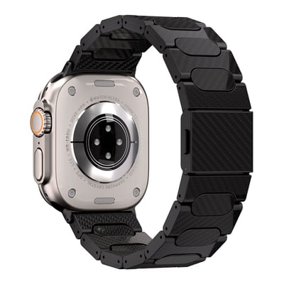Just Mobile｜JM 1K 碳纖維磁扣式 Apple Watch 錶帶 WB42-100CF3