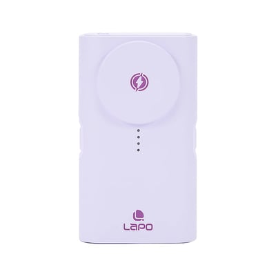 LaPO｜全功能快充版口袋式行動電源 WT-12CL-幻紫1