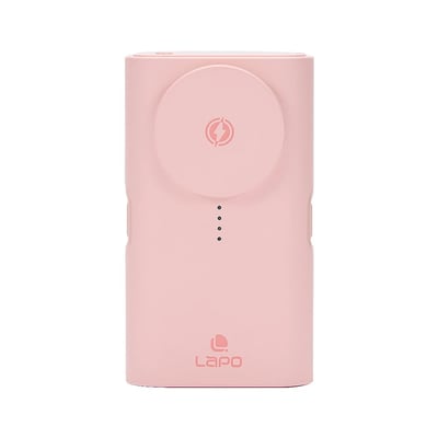 LaPO｜全功能快充版口袋式行動電源 WT-12CL-蜜粉1