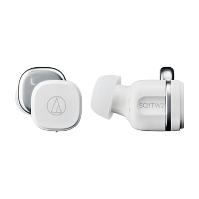 audio-technica 鐵三角｜ATH-SQ1TW2 真無線藍牙耳機-白1