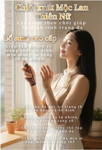 Nước hoa hồng tơ tằm Mộc Lan Thiên Nữ2