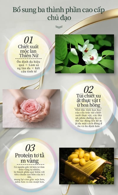 Nước hoa hồng tơ tằm Mộc Lan Thiên Nữ3