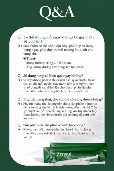 Gel cân bằng vùng kín lợi khuẩn9