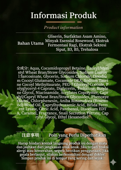 Pembersih Wajah Minyak Esensial Rosewood6