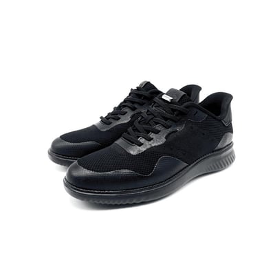 樂穿系列高彈紗四季男女鞋 - 冷寂黑3