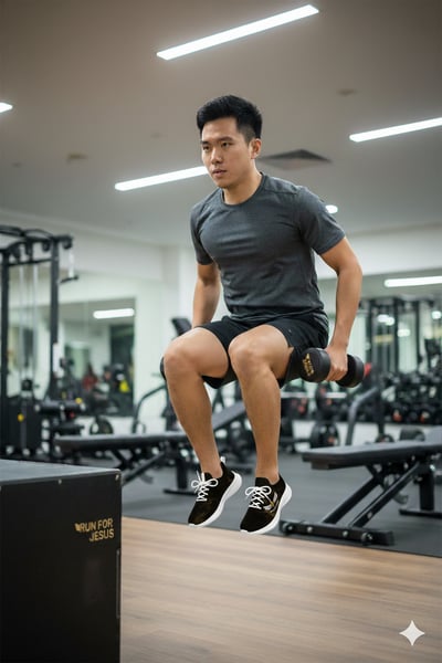 炫彩系列創意運動鞋-翼行恩典-Run for Jesus-磐石棕4