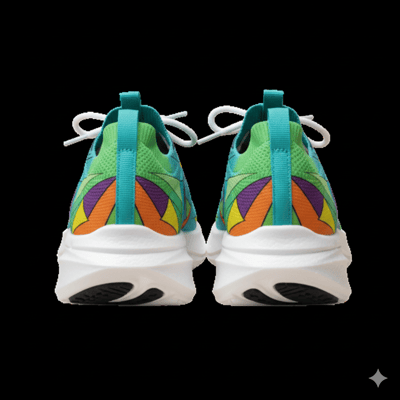 炫彩系列創意運動鞋-稜光霓虹7