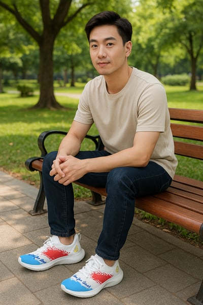 2025-26 扶輪紀念鞋(男女適用)-紅藍2