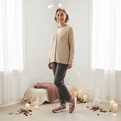 炫彩系列創意運動鞋-玫瑰輕語3