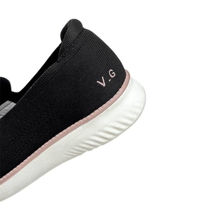 作詞家系列高彈紗四季女鞋- 黑/玫紅3