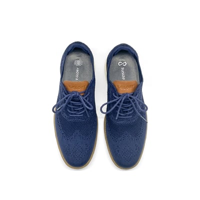 領航員系列-抑菌紗四季男鞋-復古藍1