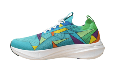 炫彩系列創意運動鞋-稜光霓虹5