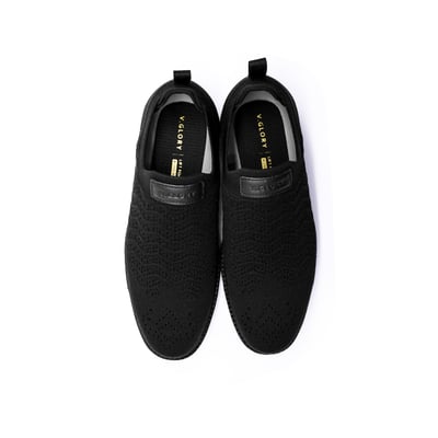 君雅系列高彈紗四季商務男鞋-冷寂黑1